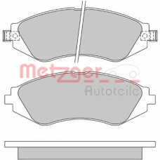 1170391 METZGER Комплект тормозных колодок, дисковый тормоз