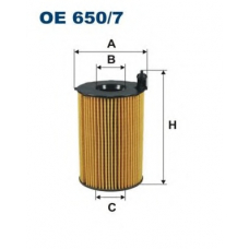 OE650/7 FILTRON Масляный фильтр