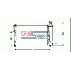 1500351 KUHLER SCHNEIDER Радиатор, охлаждение двигател