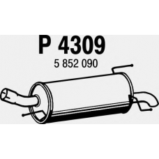 P4309 FENNO Глушитель выхлопных газов конечный
