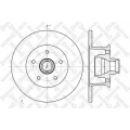 6020-4720-SX STELLOX Тормозной диск