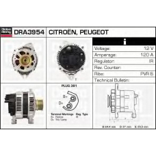 DRA3954 DELCO REMY Генератор