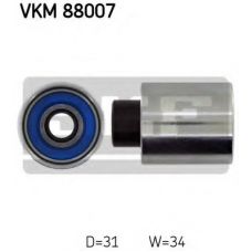 VKM 88007 SKF Паразитный / ведущий ролик, зубчатый ремень