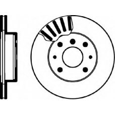 MDC1032 MINTEX Тормозной диск