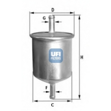 31.582.00 UFI Топливный фильтр