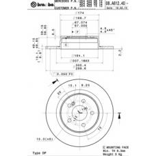 BS 7800 BRECO Тормозной диск