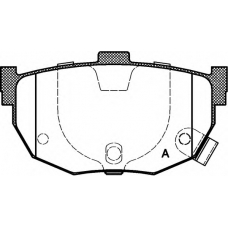 BPA0294.22 OPEN PARTS Комплект тормозных колодок, дисковый тормоз