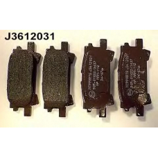 J3612031 NIPPARTS Комплект тормозных колодок, дисковый тормоз