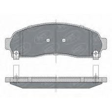 SP 290 SCT Комплект тормозных колодок, дисковый тормоз