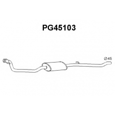 PG45103 VENEPORTE Предглушитель выхлопных газов