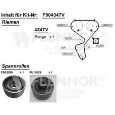 F904309V FLENNOR Комплект ремня грм