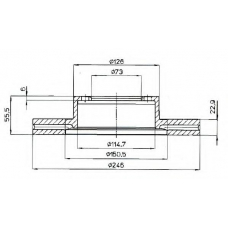 BDC3687 QUINTON HAZELL Тормозной диск