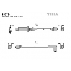 T827B TESLA Комплект проводов зажигания