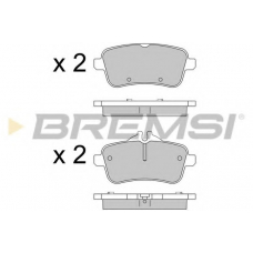 BP3538 BREMSI Комплект тормозных колодок, дисковый тормоз