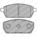 LP1430 DELPHI Комплект тормозных колодок, дисковый тормоз