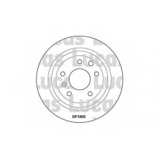 DF1805 TRW Тормозной диск