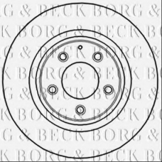 BBD5224 BORG & BECK Тормозной диск