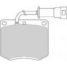 FD4162A NECTO Комплект тормозных колодок, дисковый тормоз