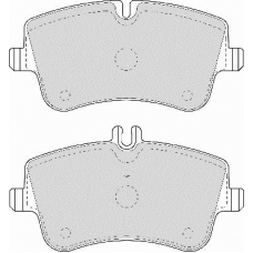 FD6962A NECTO Комплект тормозных колодок, дисковый тормоз