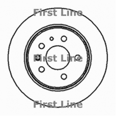 FBD198 FIRST LINE Тормозной диск