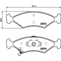 8DB 355 019-891 HELLA Комплект тормозных колодок, дисковый тормоз