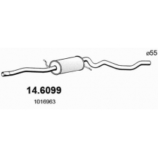 14.6099 ASSO Средний глушитель выхлопных газов