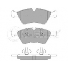025 239 2221 MEYLE Комплект тормозных колодок, дисковый тормоз