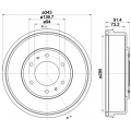 MBD333 MINTEX Тормозной барабан