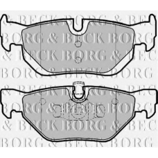 BBP1963 BORG & BECK Комплект тормозных колодок, дисковый тормоз