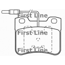 FBP1081 FIRST LINE Комплект тормозных колодок, дисковый тормоз