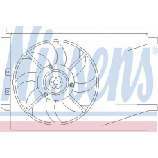 85564 NISSENS Вентилятор, охлаждение двигателя