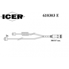 610303 E ICER Сигнализатор, износ тормозных колодок