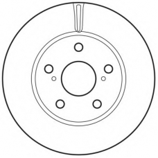 562736BC BENDIX Тормозной диск