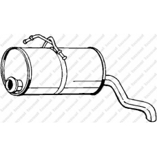 190-129 BOSAL Глушитель выхлопных газов конечный