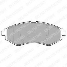 LP1895 DELPHI Комплект тормозных колодок, дисковый тормоз