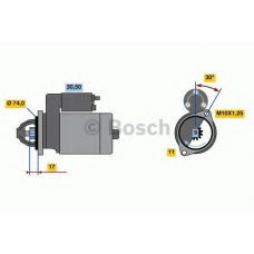 0 986 023 910 BOSCH Стартер