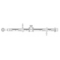 FHY3083 FERODO Тормозной шланг