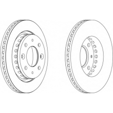 DDF1418-1 FERODO Тормозной диск