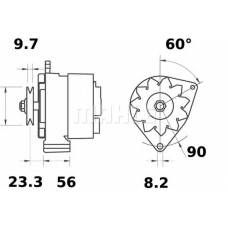 MG 389 MAHLE Генератор