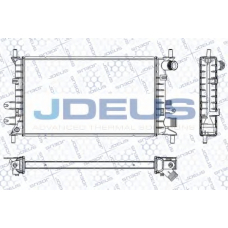 RA0120610 JDEUS Радиатор, охлаждение двигателя