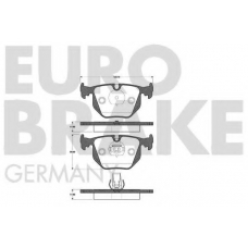 5502221518 EUROBRAKE Комплект тормозных колодок, дисковый тормоз