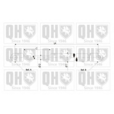 QTS128156 QUINTON HAZELL Газовая пружина, крышка багажник