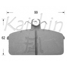 FK9056 KAISHIN Комплект тормозных колодок, дисковый тормоз