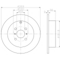 8DD 355 110-491 HELLA Тормозной диск