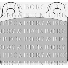 BBP1040 BORG & BECK Комплект тормозных колодок, дисковый тормоз