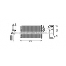 PE6340 AVA Теплообменник, отопление салона