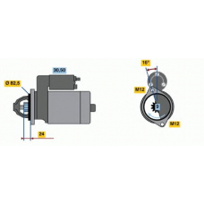 0 986 010 900 BOSCH Стартер