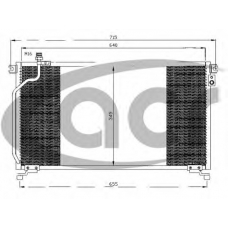 300402 ACR Конденсатор, кондиционер