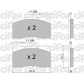 822-288-2 CIFAM Комплект тормозных колодок, дисковый тормоз