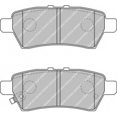 FDB1882 FERODO Комплект тормозных колодок, дисковый тормоз
